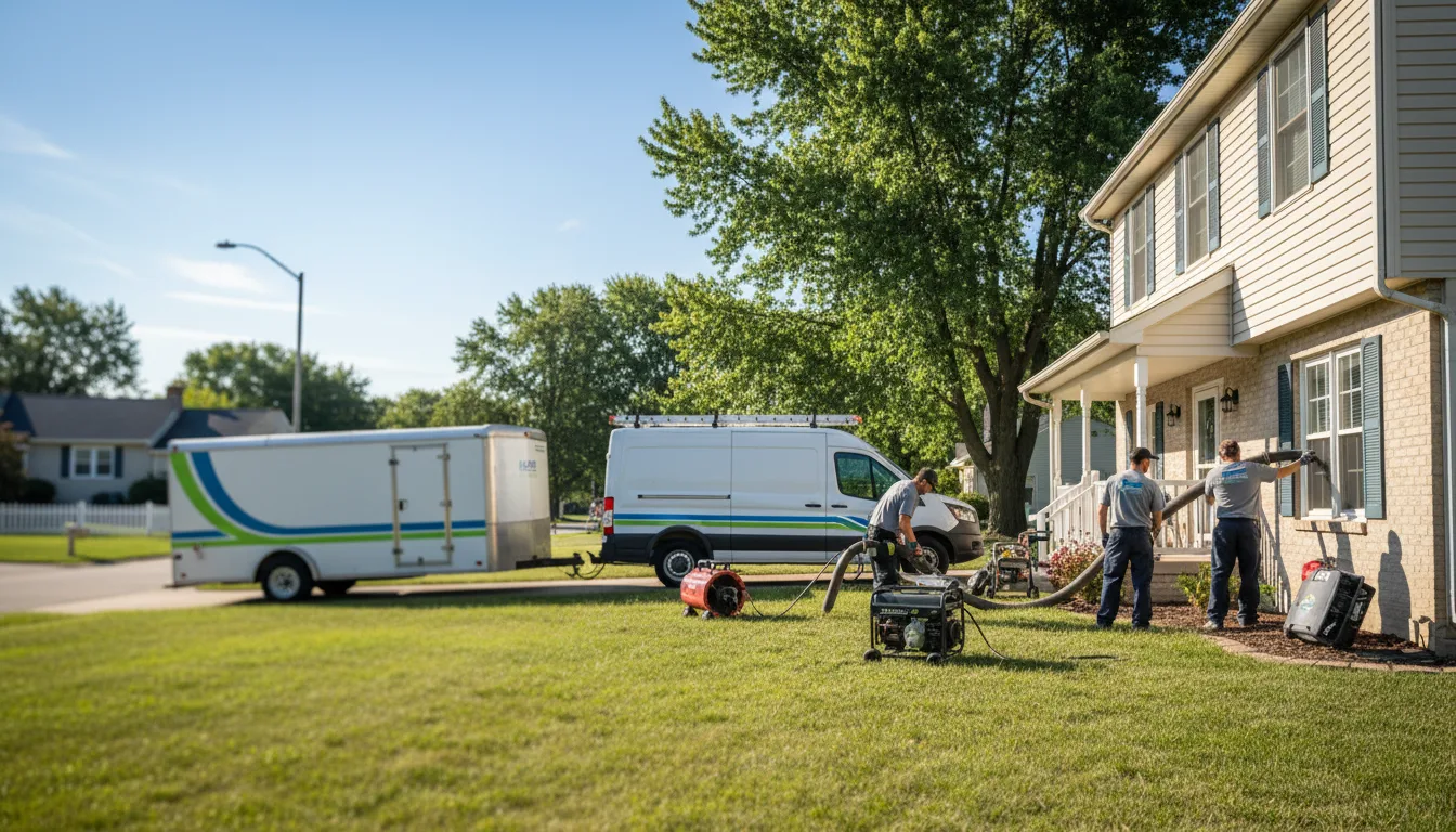 Flooded Basement Restoration And Cleanup With Repair in Evans, CO near me